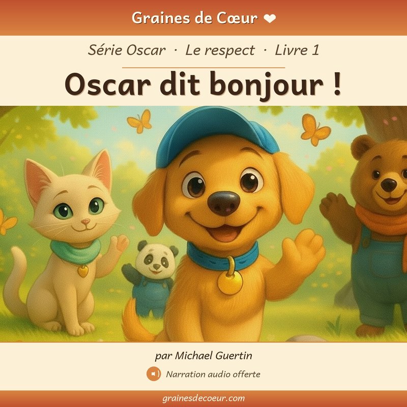 Couverture de Oscar dit bonjour !