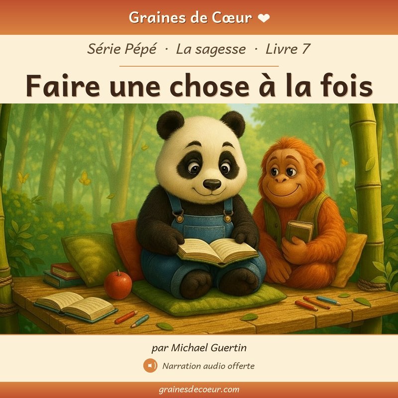 Couverture de Faire une chose à la fois